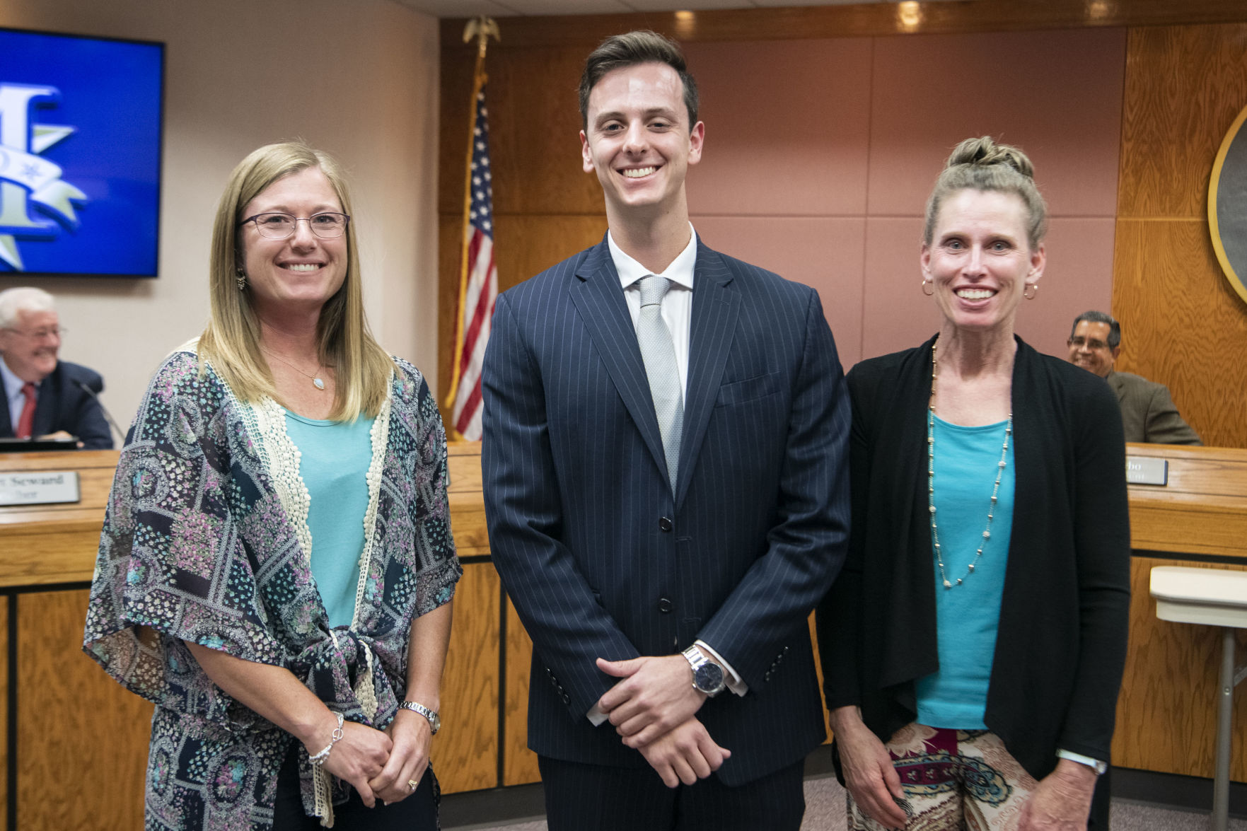 Gray, Price educators inducted into Apple Corps